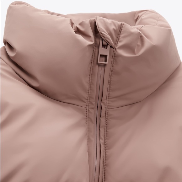 Zara Pink Crop Puffer Jacket - Picture 17 of 17